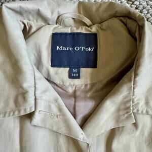 Marc O’polo‎ Tan Girls Button Up Lightweight Long Trenchcoat Jacket Medium